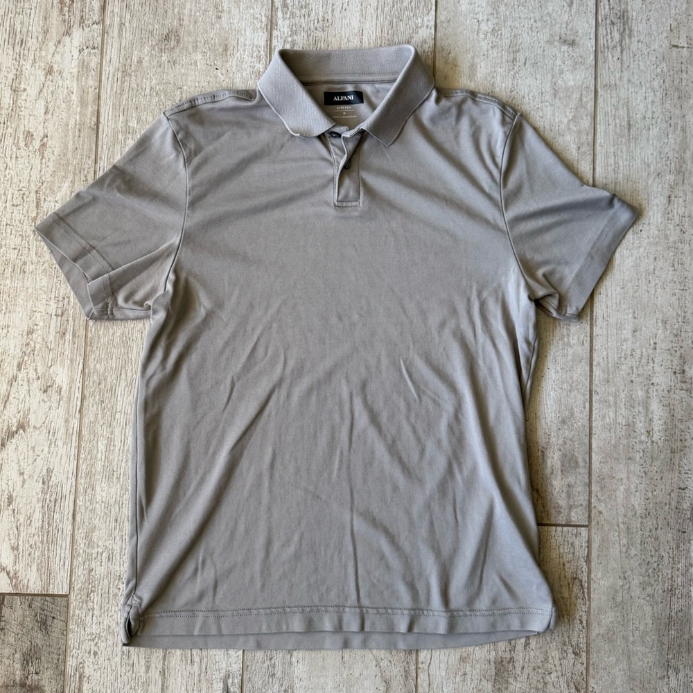 Alfani Men's Beige Polo Shirt
